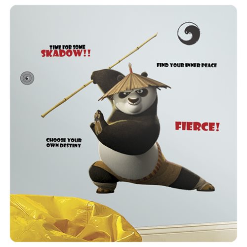 Kung Fu Panda 3 Po Peel and Stick Giant Wall Decals